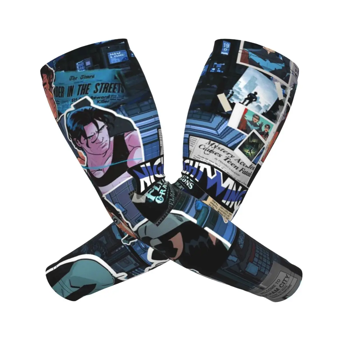 

Nightwing Рукава Мужчины Женщины Защита от солнца и ультрафиолета Татуировки Накидка Спортивное охлаждение Велоспорт