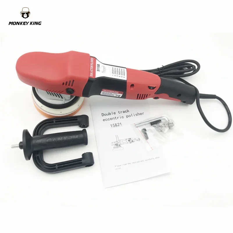 15mm throw Dual Action DA polisher 15mm 1200w car polishing machine DA polisher Car Polisher Detail Waxer Buffer