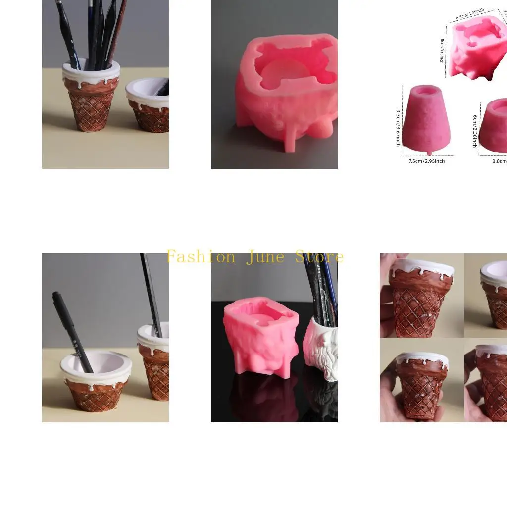 N5KA Multi Purpose Silicone Mold for Making Cow Shaped Jar Handmade Decoration Making Mould Handcrafting Tool