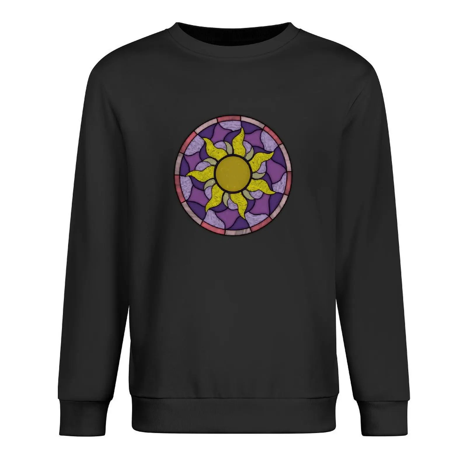 

Tangled Sun Stained Glass Pullover male clothes mens clothes tracksuits graphic t shirts men pullover