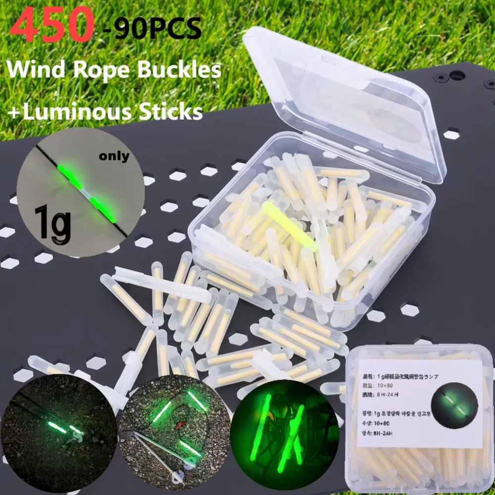 Wind Rope Buckle Light Waterproof Wind Rope Warning Light Tent String Lamp Wind Rope Decoration Light for Outdoor Camping Picnic