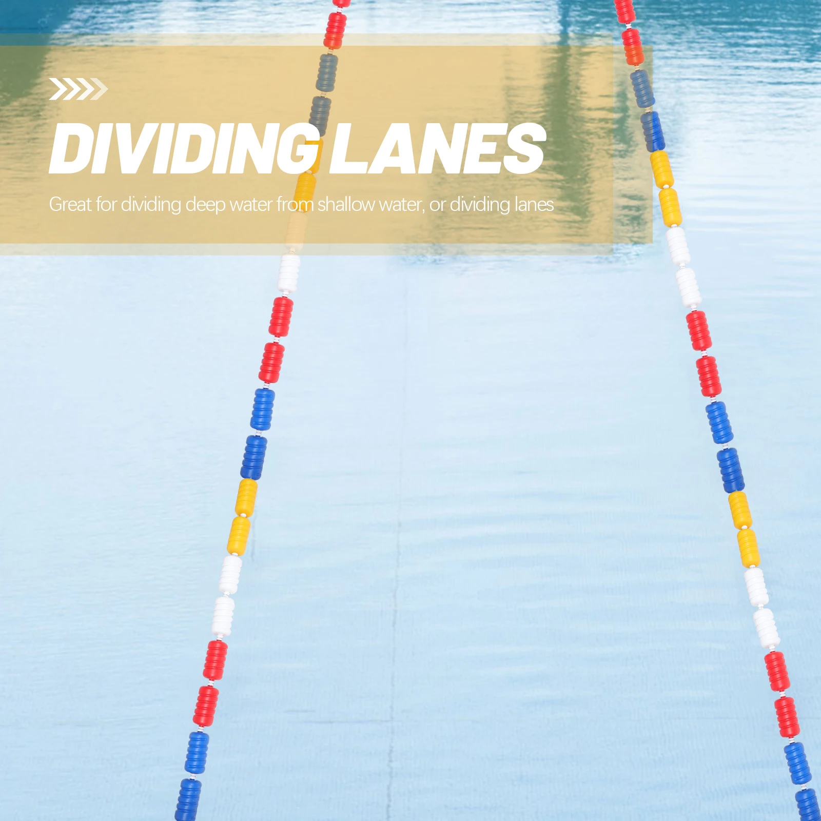 

Swimming Buoy Line 9cm Spiral Hexagon Float Balls Durable Floating Divider Practical Pool Accessories Pool Marker