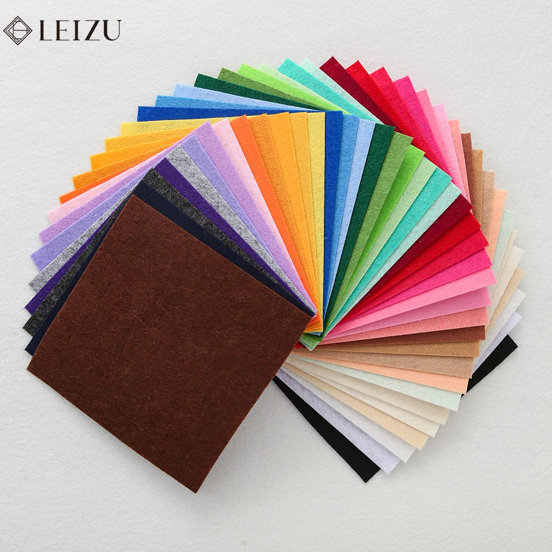 40/20 PCS/Set Colorful Non-Woven Felt Fabric Sheets For Multi-Colored Craft Material for DIY Projects, Sewing, and Decorations