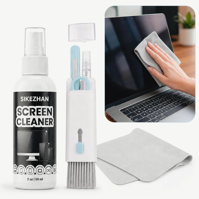 Monitor Cleaning Kit - SIKEZHAN 2oz Screen Cleaner Spray Kit