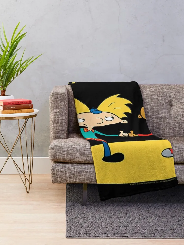 Hey Arnold Characters Handshake Throw Blanket Throw Rug Luxury Brand Blanket