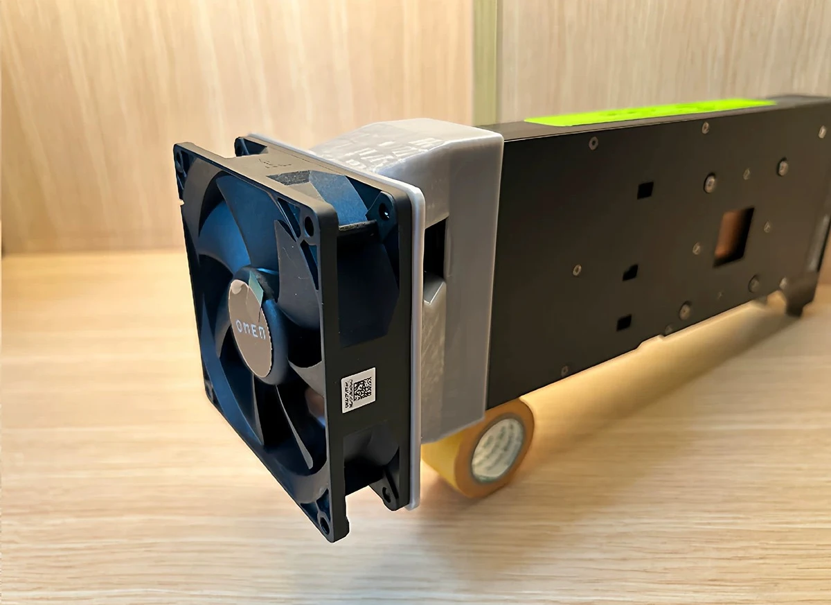 CHEN FOR NVIDIA Tesla V100, P40, P100, M40 graphics card modification with active cooling fan assembly 9CM~~