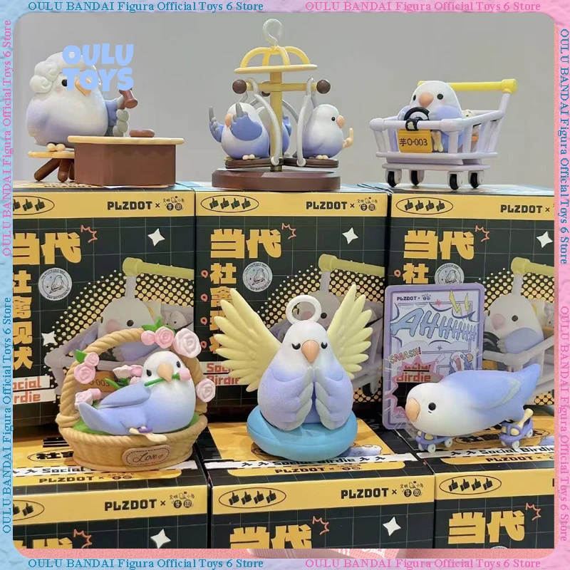 

In Stock Official Plzdot Bird Taro Contemporary Social Bird Status Series 3 Blind Box Doll Cute Decor Gift For Collectors Kids B