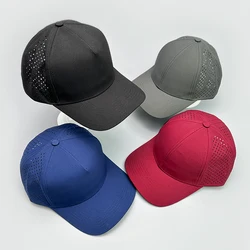 Personal Solid Baseball Hats Mesh New Men Woman Sunshade Simple Breathable Outdoor Versatile Fashion Sports Fitness Snapback Cap