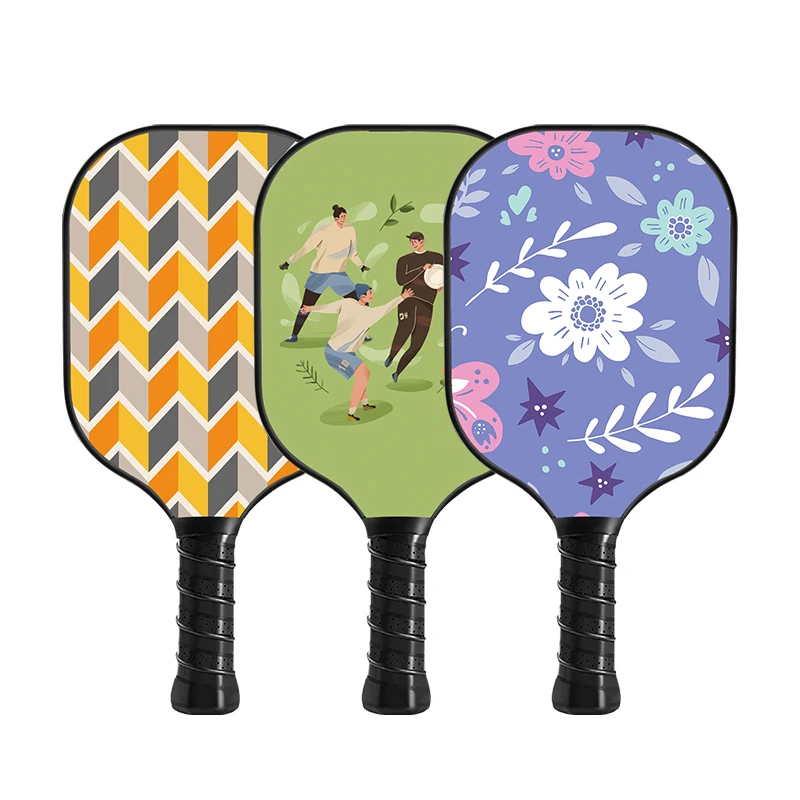 

Fiberglass Pickleball Paddle, 10mm Logo Printing Surface Honeycomb Core for Entertainment