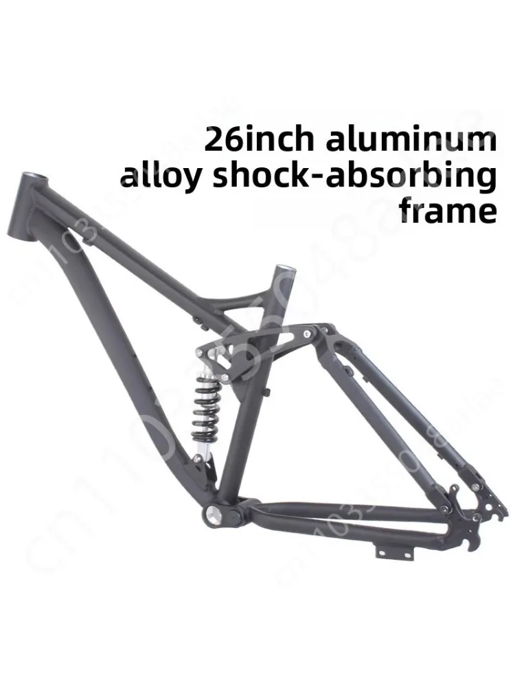 AliExpress 26 Inch Mountain Bike Aluminum Alloy Shock Absorbing Frame Four Bar Soft Tail Suspension Frame Disc Brake Oil Disc Quick Release