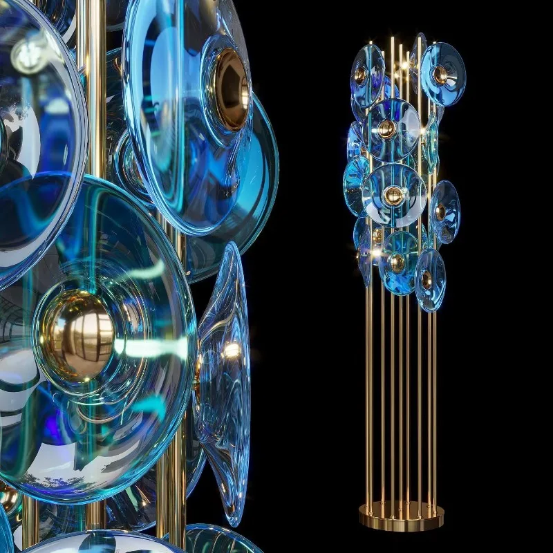 

Modern Promotion Original Design Hotel Standard Light Room Decoration Corner Floor Light Gold