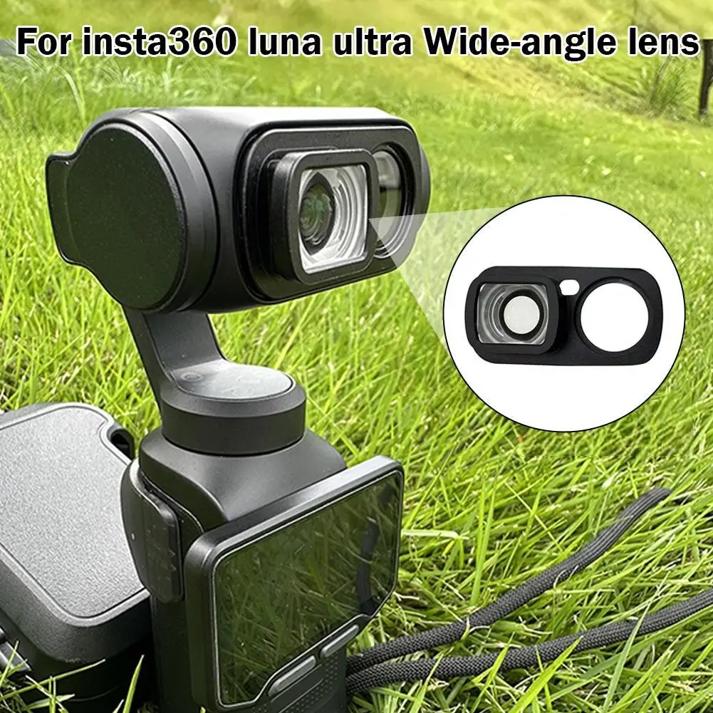 For Insta360 Luna Ultra Wide-angle Lens Expanded Lens Sports Camera Wide-angle Lens Handheld Gimbal Camera Accessories ﻿