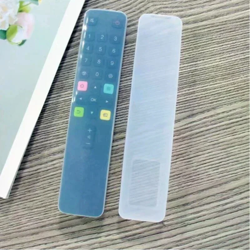 1Pcs Home Remote Protective Case Remote Storage Shell Controller Sleeve Clear Silicone TV Remote Control Cover