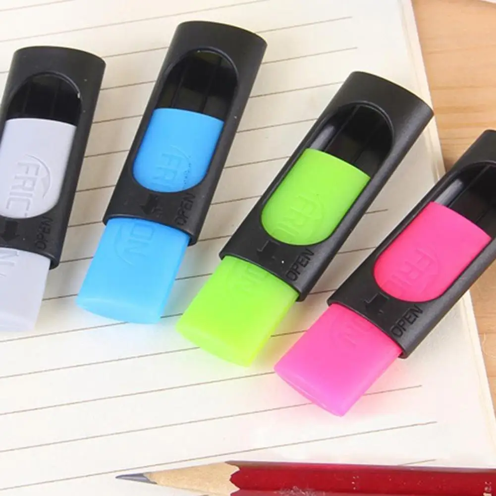 2/5Pcs Friction Ink Eraser Jelly Candy Color Eraser Pencil Neutral Pen Pen Specific Eraser