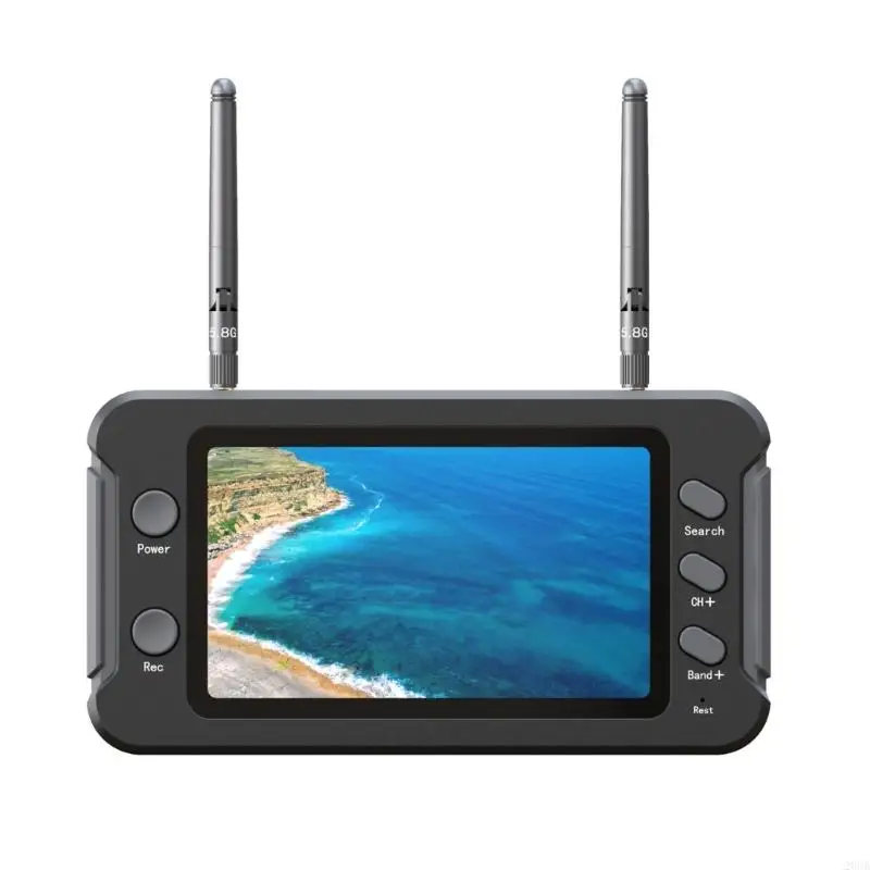 شاشة 20CB 4.3inch FPV 5.8 جيجا هرتز وضوح عالية من شاشة الشاشة مع مشغل سجل DVR