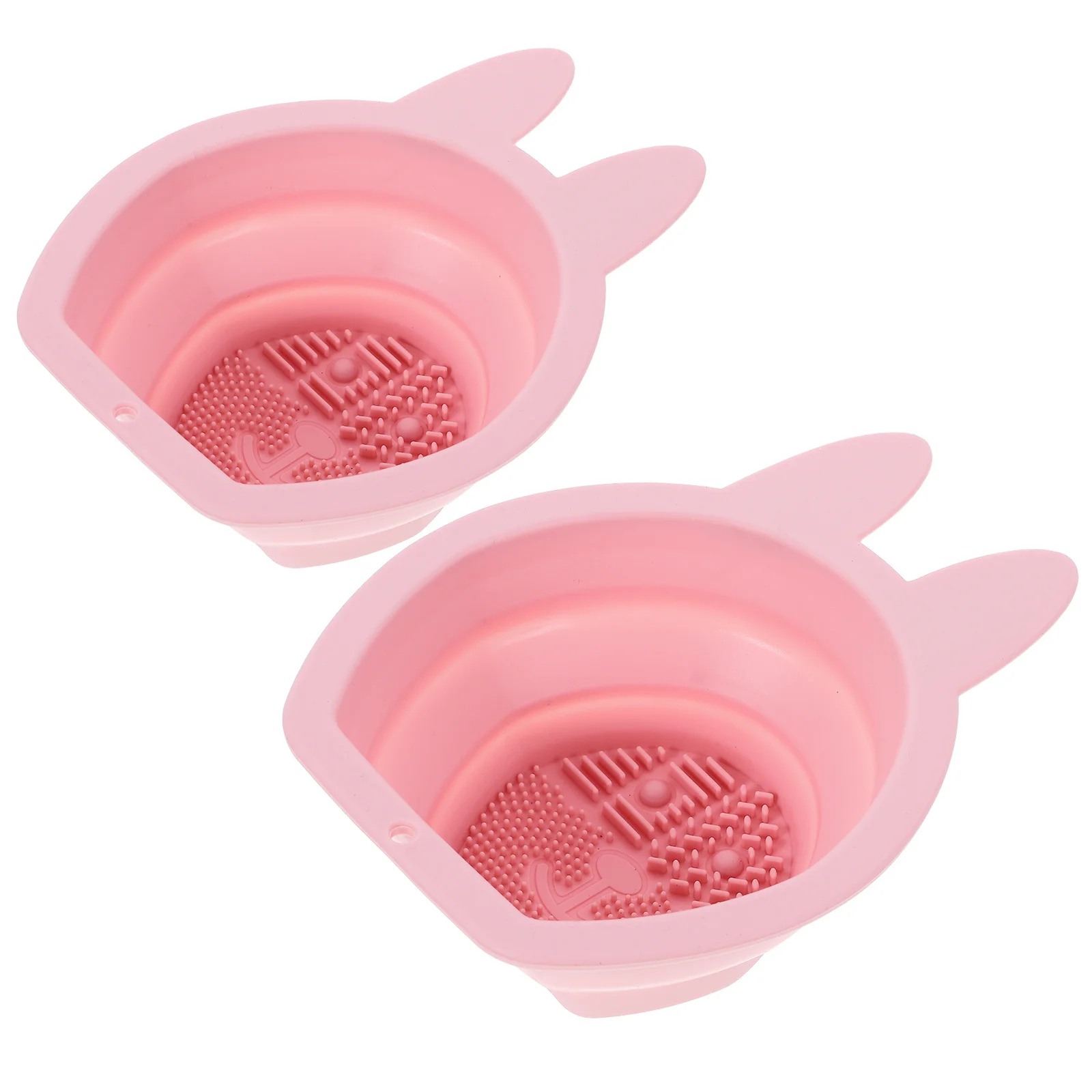 Detergenti per pennelli per trucco a forma di coniglio Detergenti per spugna per trucco a forma di coniglio Detergenti per soffio per trucco a forma di coniglio