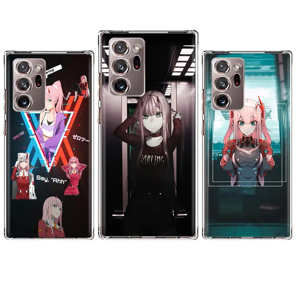 Darling In The FranXX Anime Case Funda For Samsung Galaxy Note 20 Ultra 8 9 10 Plus M02s M30S M31S M51 M11 M12 M21 Cover Coque