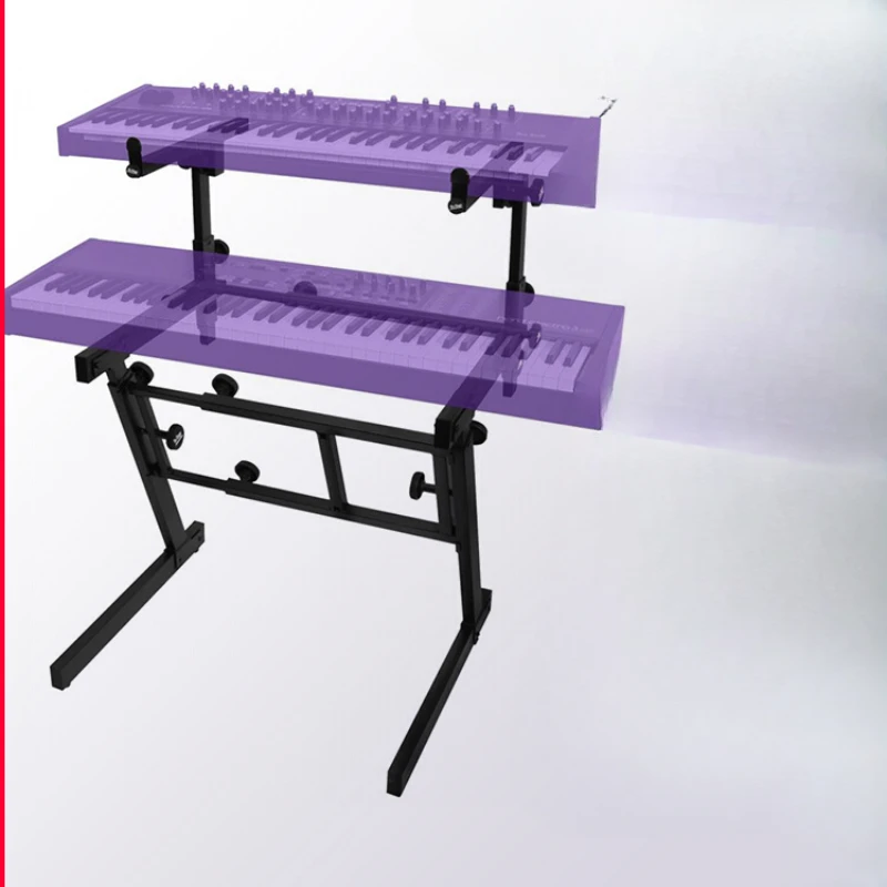 Double layer Z-shaped piano stand KS7365 adjustable two-layer electronic piano electric piano universal keyboard stand