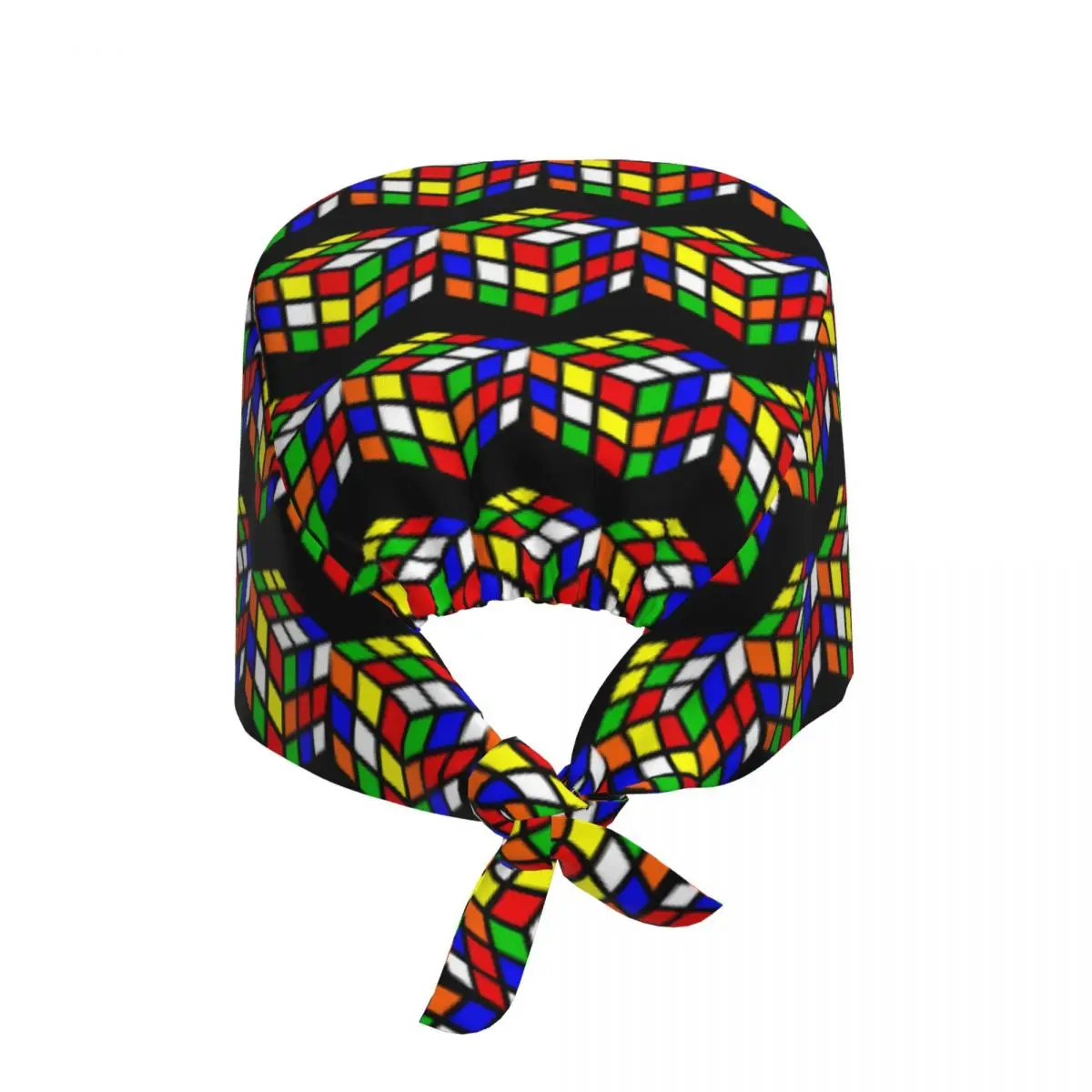 Magic Cube Scrub Hat Doctor Working Surgical Cap Unisex Adjustable Nursing Caps for Dentist