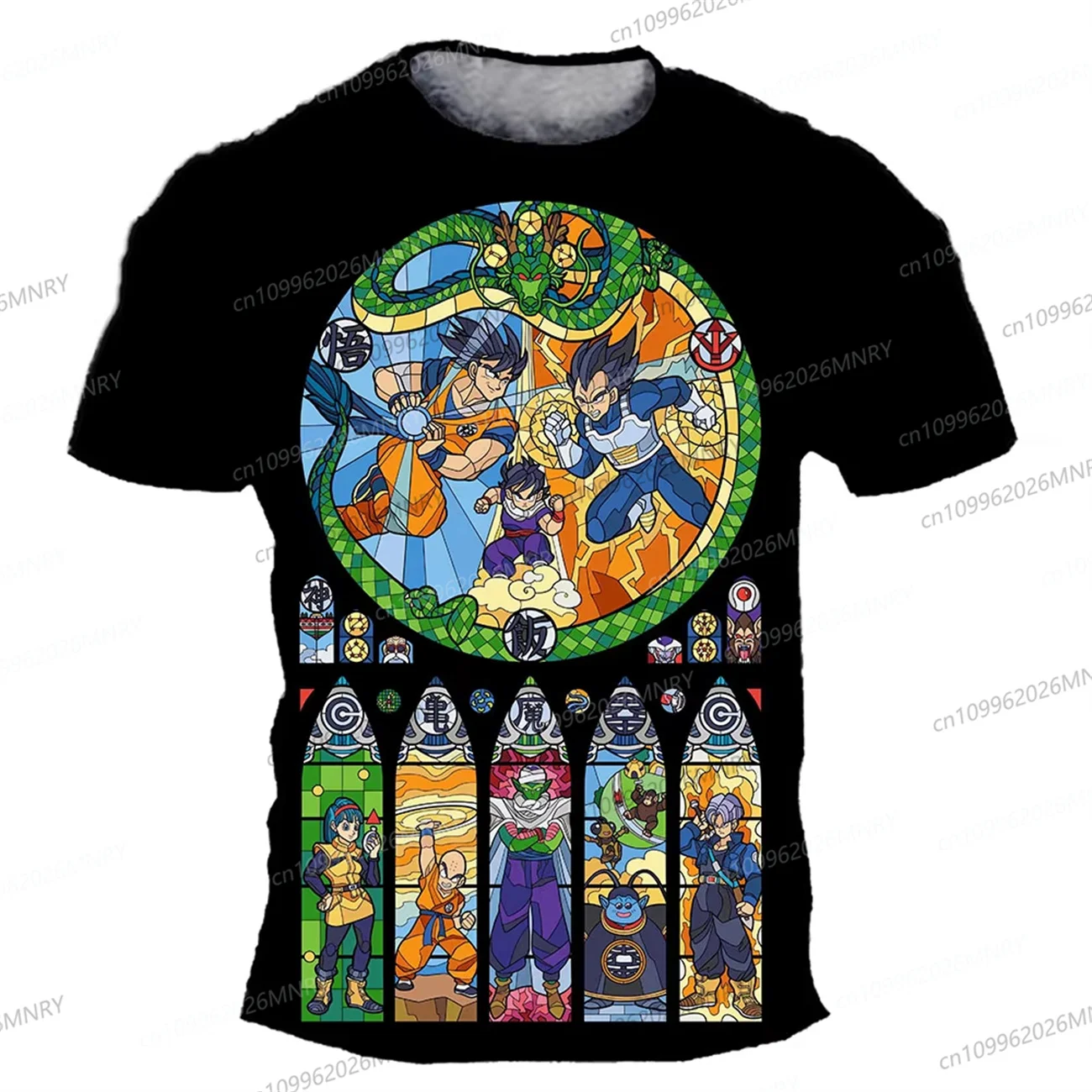 

Футболка Dragon Ball для мужчин, одежда с изображением персонажей аниме, футболка Son Goku Super Saiyan, детская одежда, летняя женская одежда