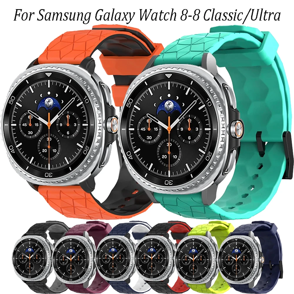 Weiches Silikonarmband für Samsung Galaxy Watch 8/8 Classic 40/44/46 mm Sport-Ersatzarmband Galaxy Watch Ultra/2025 47 mm Correa