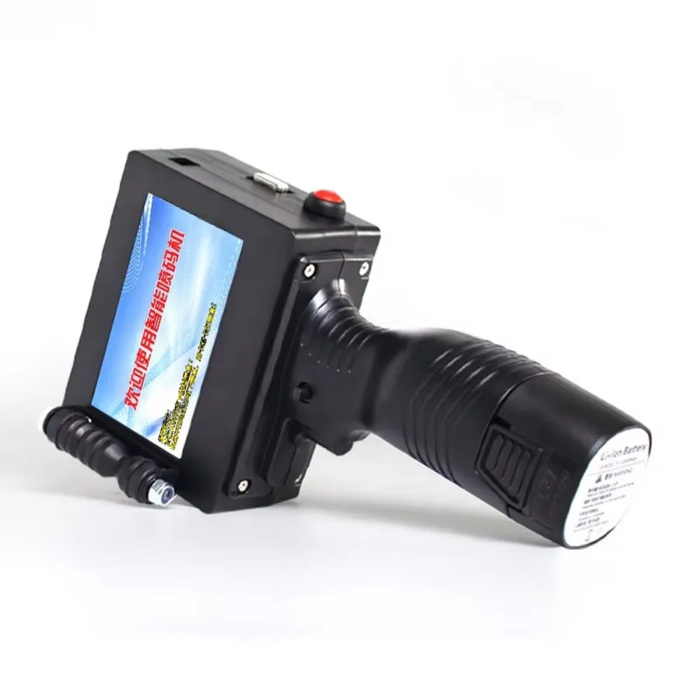25,4mm tragbarer Batch-Codier drucker Handheld-Tinten strahl drucker gan