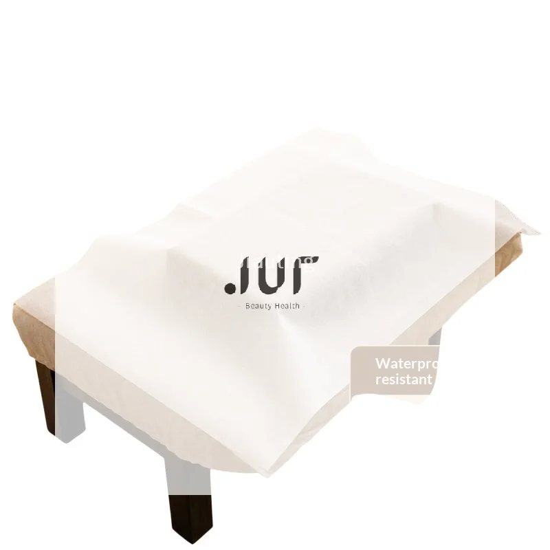 100Pcs Disposable Woven Fabric Pillow Towel – Soft, Skin-friendly, Hygienic, Convenient For Beauty Salons And Foot Spas.