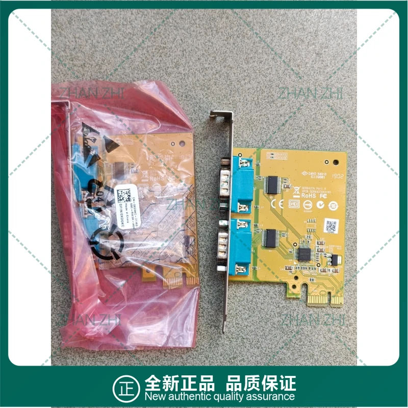 For SUNIX SER6437A 2-port RS-232 serial PCI Express communication card com serial port card