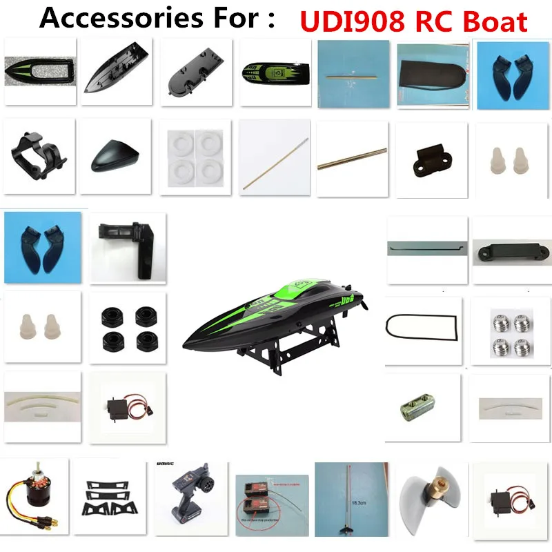 Original Accessories Propeller / Rudder Tail / Nut / Spindle Other Accessories / Use For UDI908 Speed RC Boat