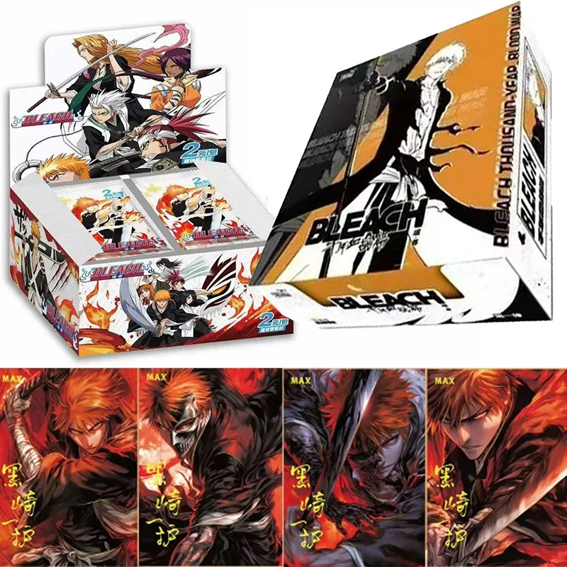 

Bandai Bleach Anime Collection Card Deluxe Rhinestone Cold Stamping Rounded Corner Thickened Cartoon Character Collectible Cards