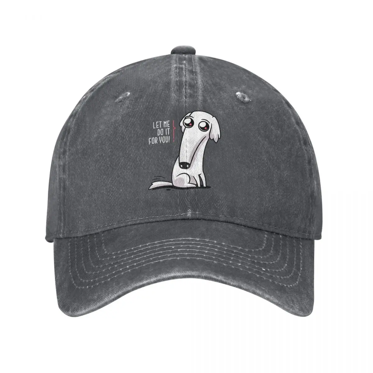 Nose Borzoi Dog Baseball Caps Peaked Cap Let Me Do It For You Sun Shade Hats for Men