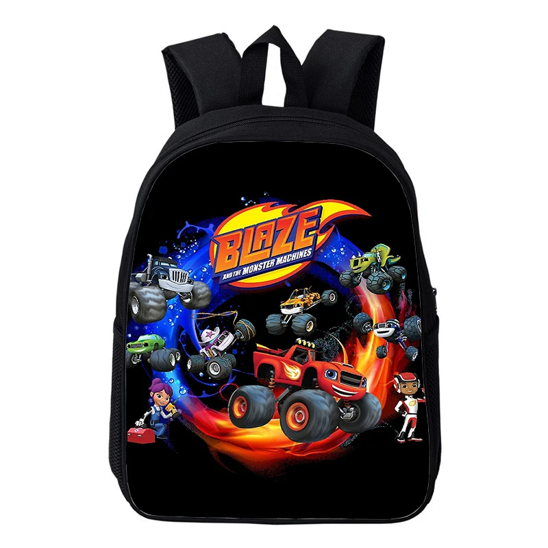 New Blaze and the Monster Machines Backpack for Kids Kindergarten Bookbag Tollder Boys Backpack Children Small School Bags Gift