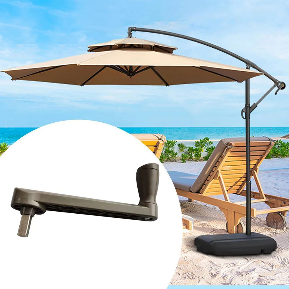 

Patio Umbrella Stand Parasol Shaker Armrest Parasol Patio Deck Crank Handle Quickly Installed For Outdoor Backyard Beach Patio