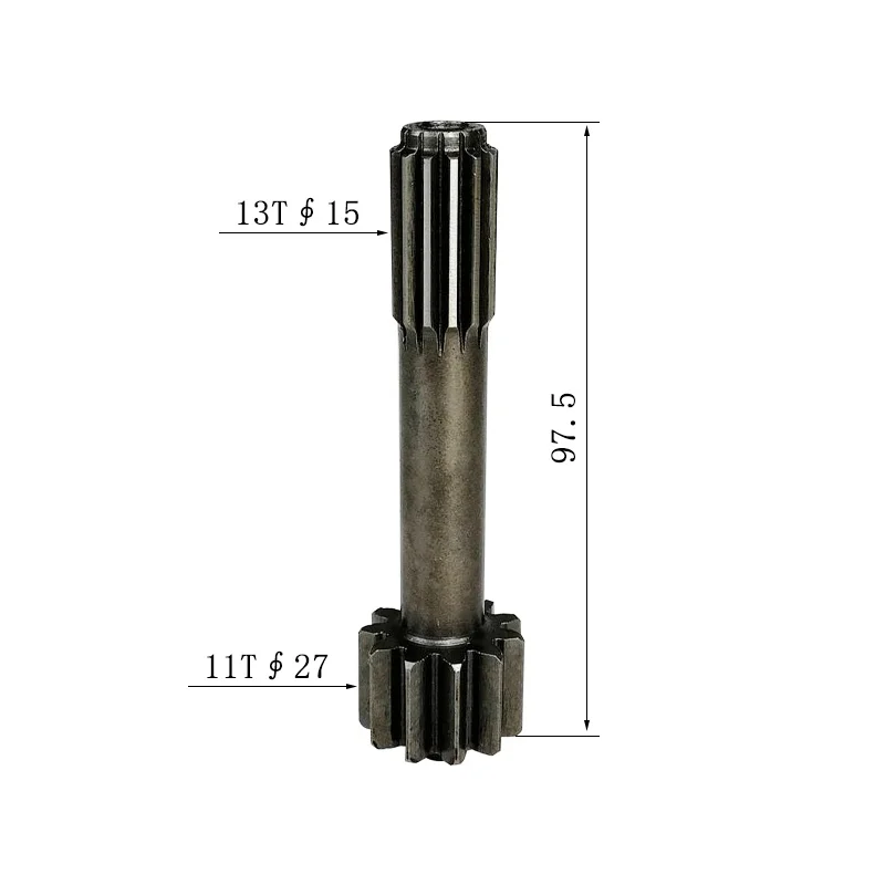 

Kubota U30-5 Mini Excavator Travel Motor Center Gear 11/13 Teeth Compatible with Travel Gearbox for Construction Equipment