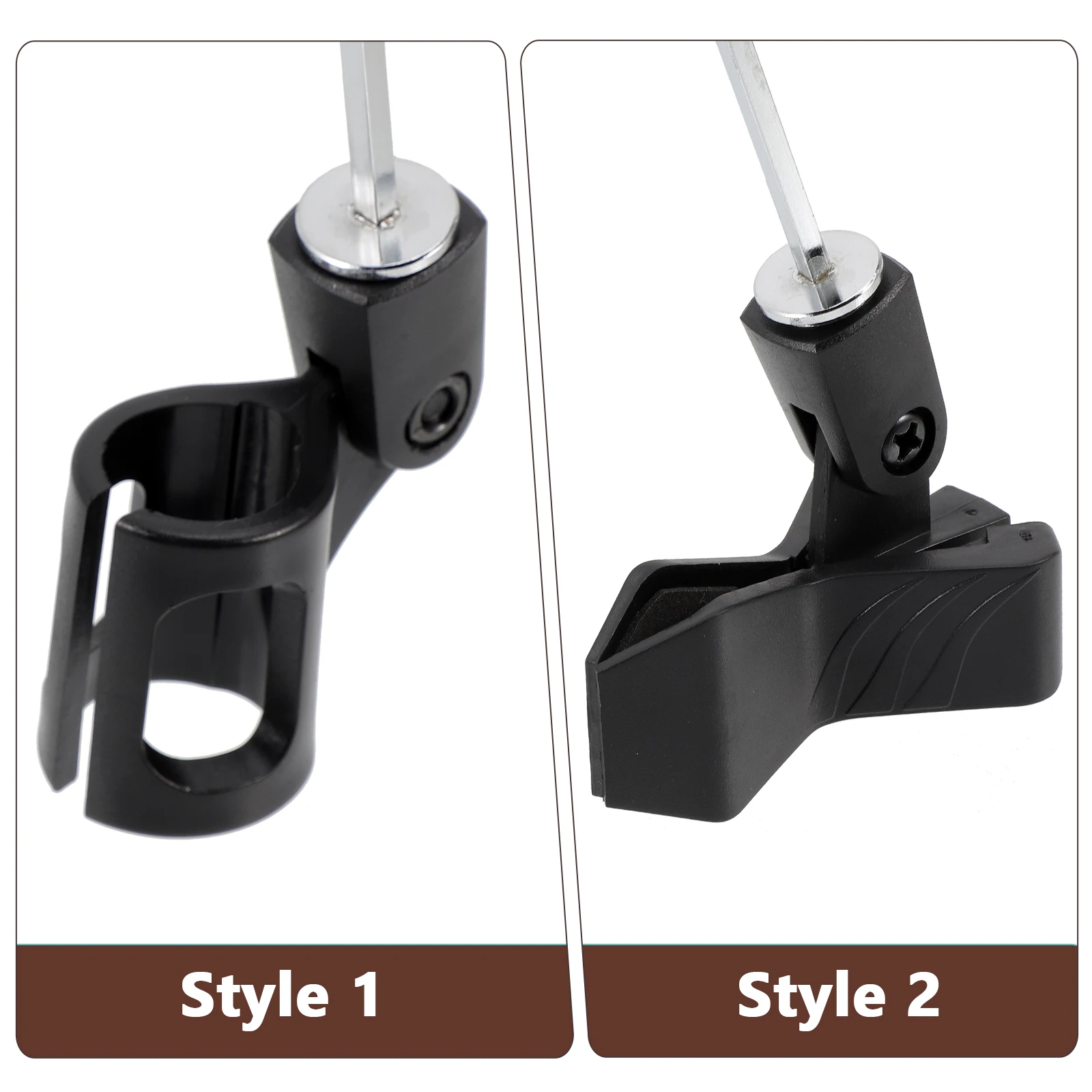 1 set 1 Set Portable Metal Microphone Holder For Saxophone Clip Lifter Durable Mic Support Practical Accessory Stand Bracket