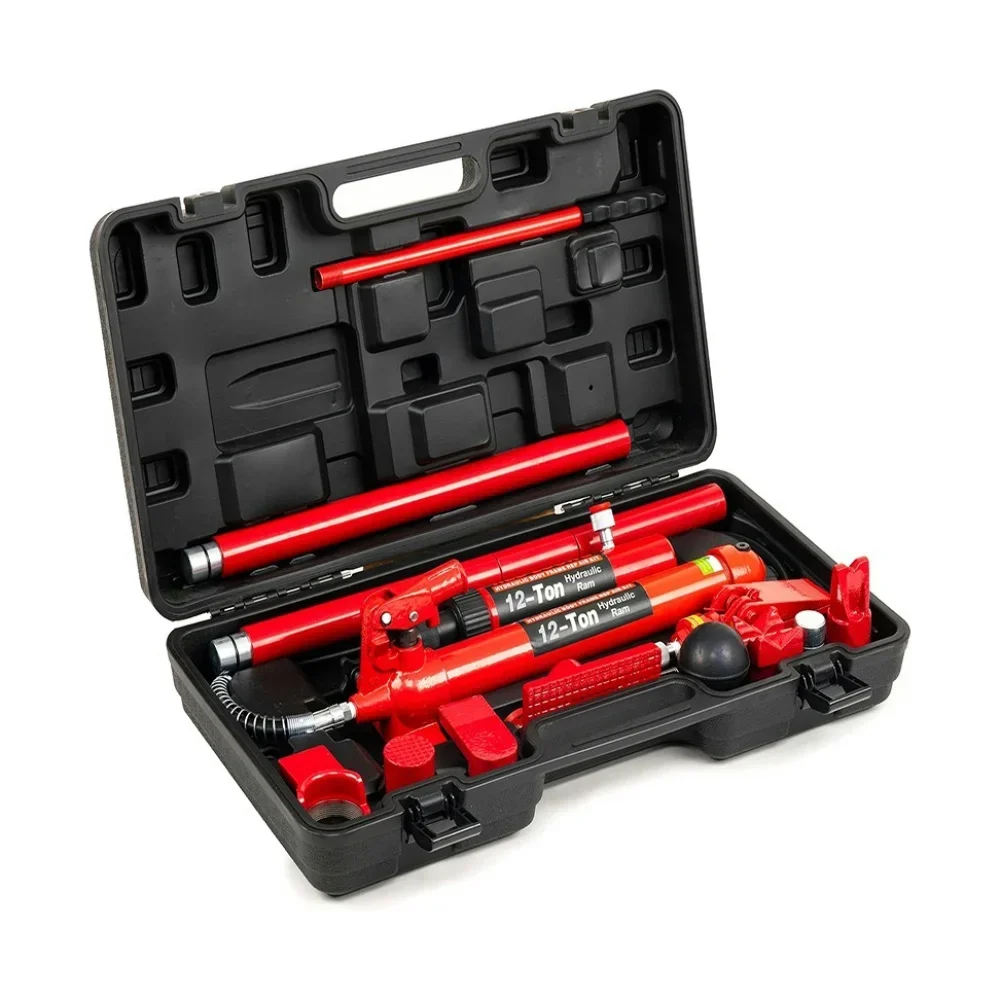 

Separate Hydraulic Body Repair Kit 10ton Blow Case With Wheel Of New Type