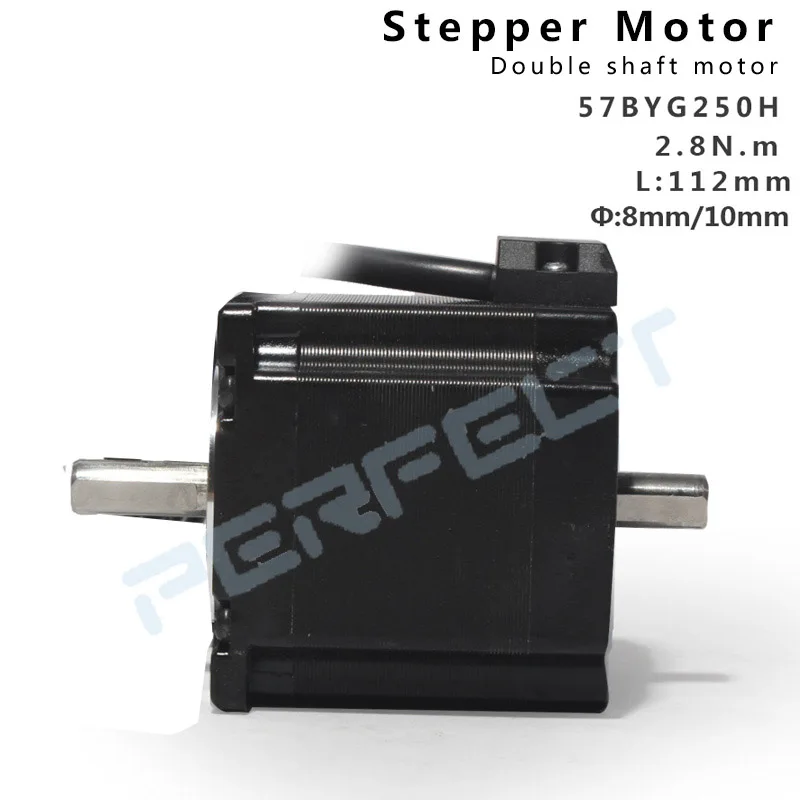 57BYG250H Nema 23 Stepper Motor 2.8N 4-lead Double Shaft Motors 3D Printer CNC Engraving Milling Machine Electric Equipment