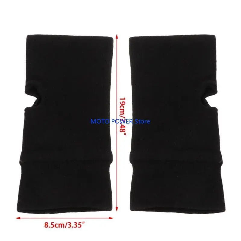 

G7ND Fashion Unisex Men Women Knitted Fingerless Winter Gloves Soft Warm Mitten Solid