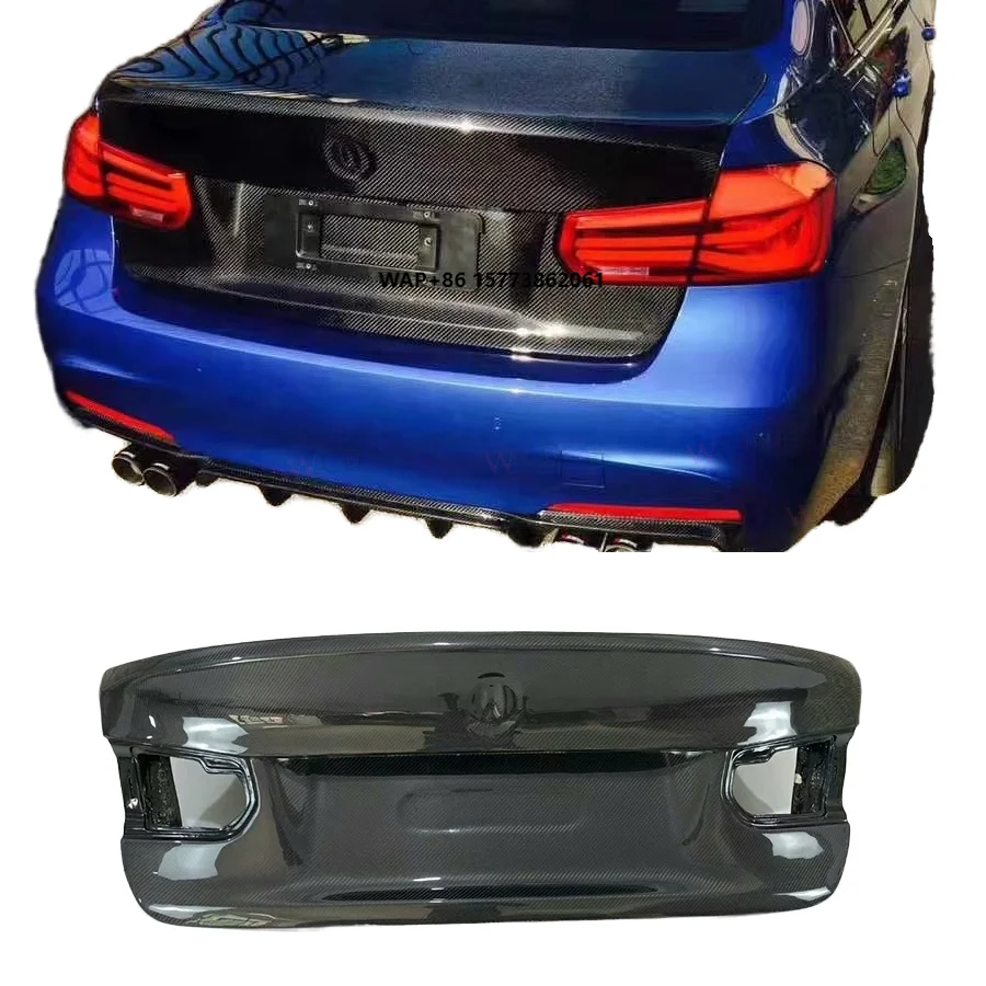 

Carbon Fiber Rear Trunk Boot Lid Cover for Bmer 3 Series F30 F35 2013-2019 Upgrade Body Parts