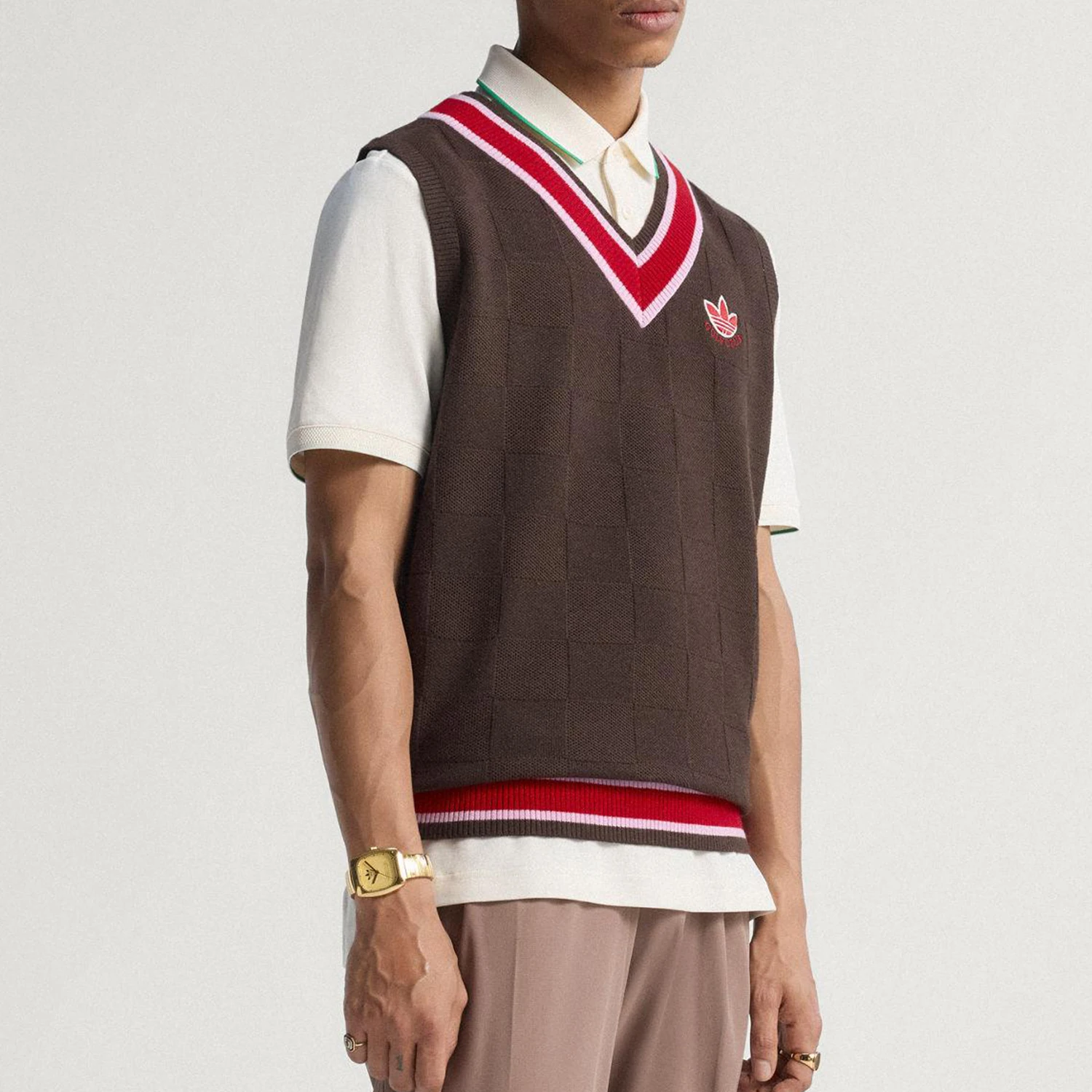 Adidas Originals Trefoil Mens Golf Vintage Vest JW9862