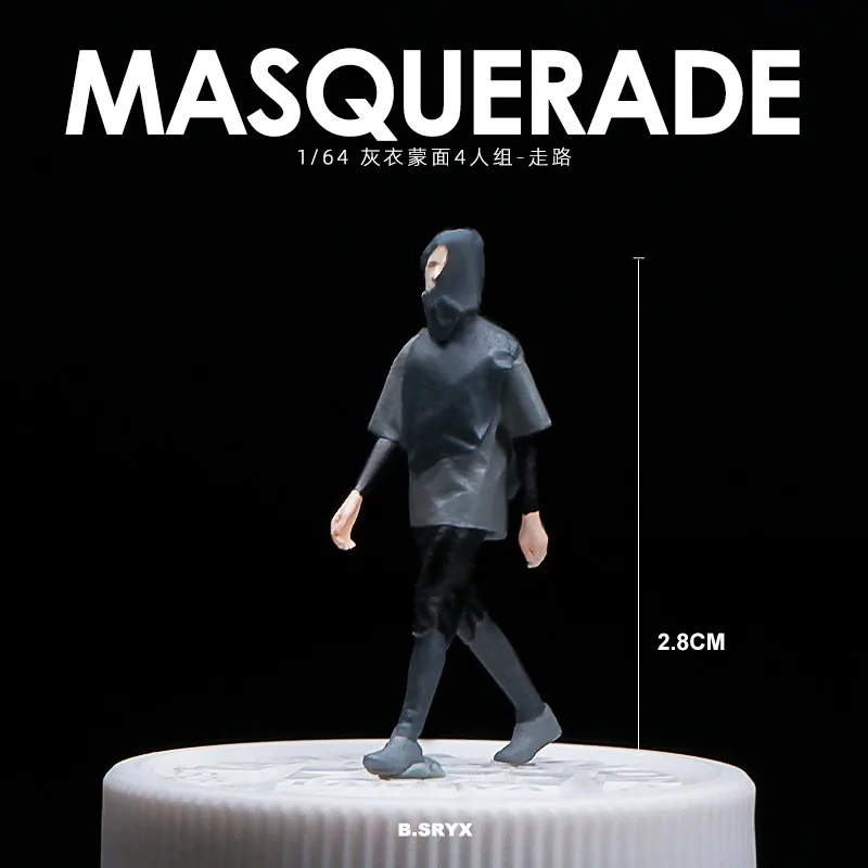 1:64 アニメ黒人男性フィギュアミニ人形モデルミニチュア写真撮影の小道具シーンモデル DIY 砂テーブル造園装飾品ギフト