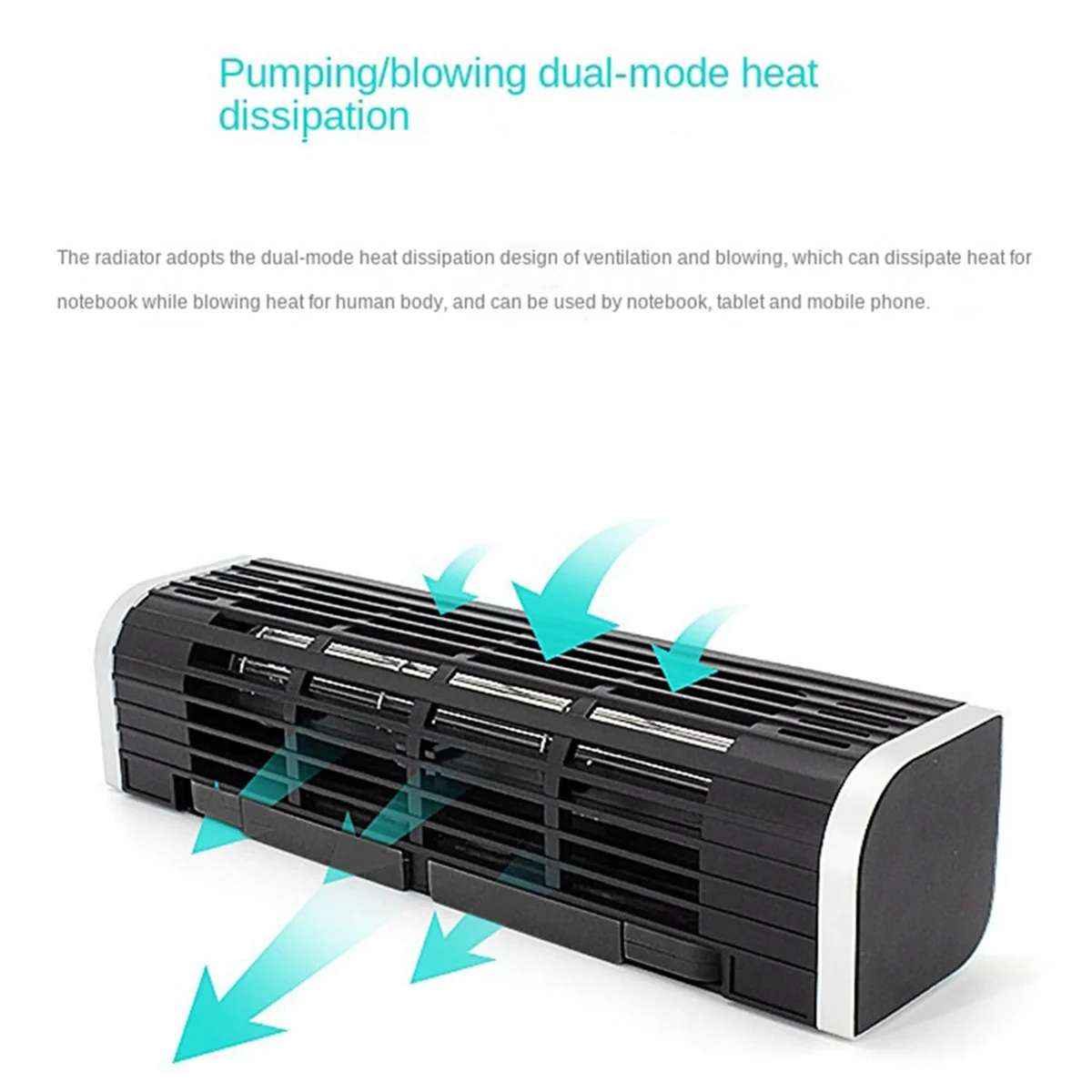 Nuovo dispositivo di raffreddamento per laptop OImaster Dispositivo di raffreddamento per giochi Ventola di raffreddamento Pad per laptop Supporto per tablet Velocità regolabile USB multifunzione