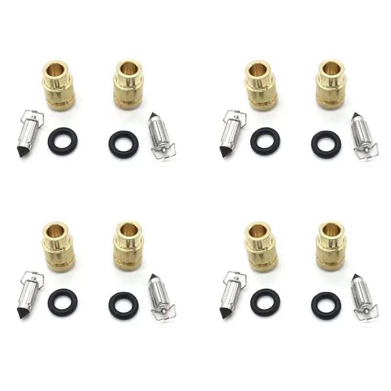 4X Para DT125R DT200R TZR125 TZR250 DT200 R TZR 125 250 DT 125 200 R Assento da Agulha Flutuante para Reparo de Carburador - N30R
