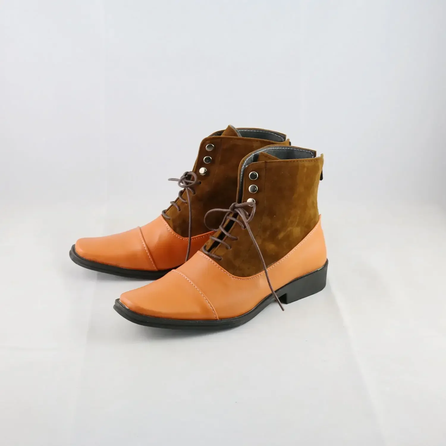 Aziraphale Cosplay Schuhe PU Leder Schuhe Halloween Party Stiefel Cosplay Prop Engel Aziraphale Schuhe Männer Cosplay Fantasie Stiefel