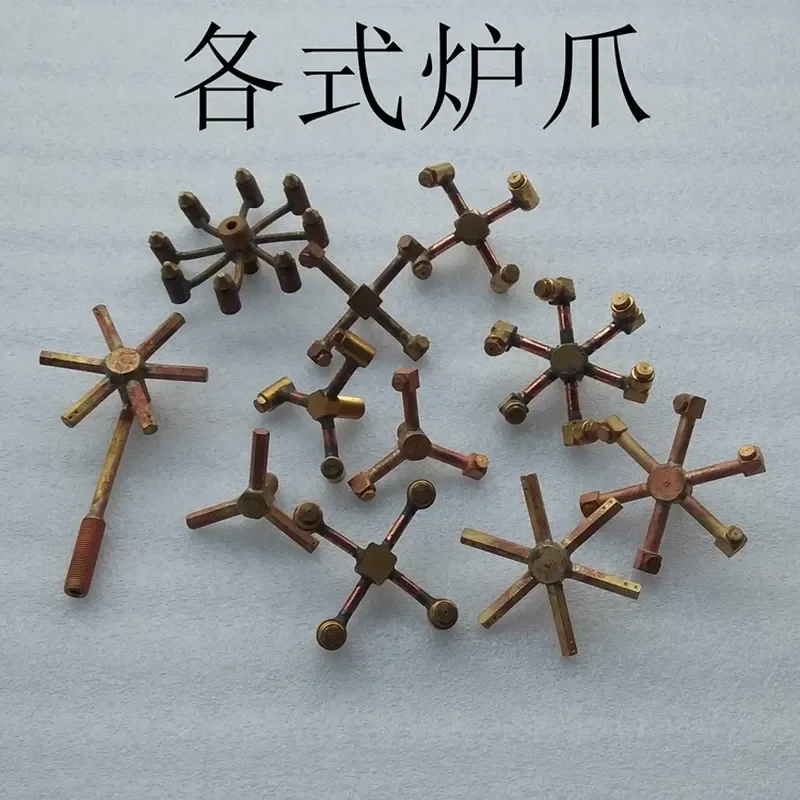 For Commercial Liquefied Gas Cyclone Stove Head Medium High Pressure Gas Stove Accessories 6 Claw Furnace Core Nozzle