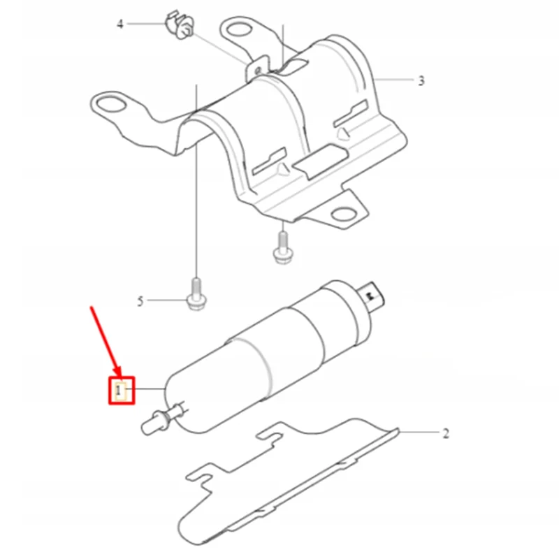 Fuel Filter for Volvo XC90 S90 V90 XC60 4-CYL 2.0T Crude Oil Fuel Filter Assembly 31669471 32312226