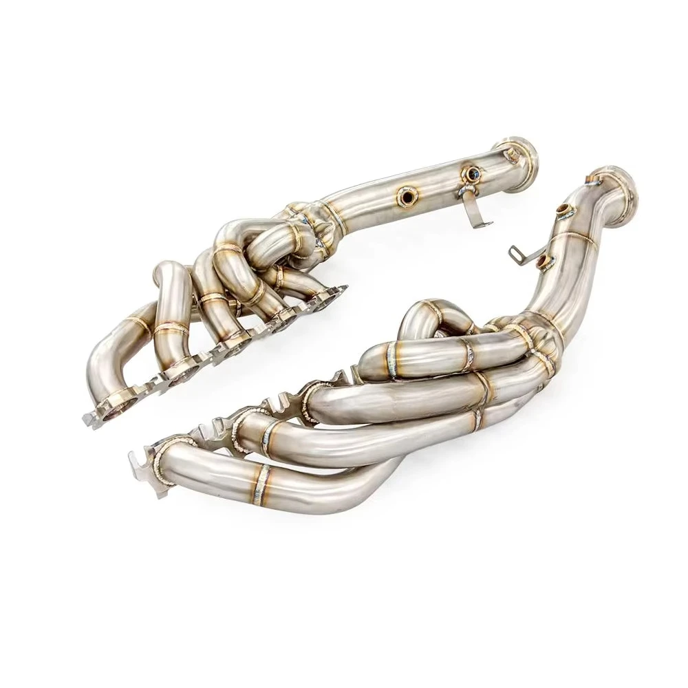 Stainless Steel Exhaust Manifold for Huracan EVO 5.2 2019-2024 Exhaust Pipes for Car Exhaust System Downpipe