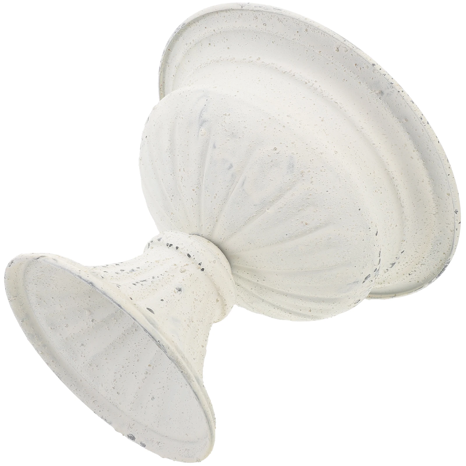 Rustic Roman Flower Pots Vintage Decorative Plant Holders for Wedding European Style Round Column Planter White