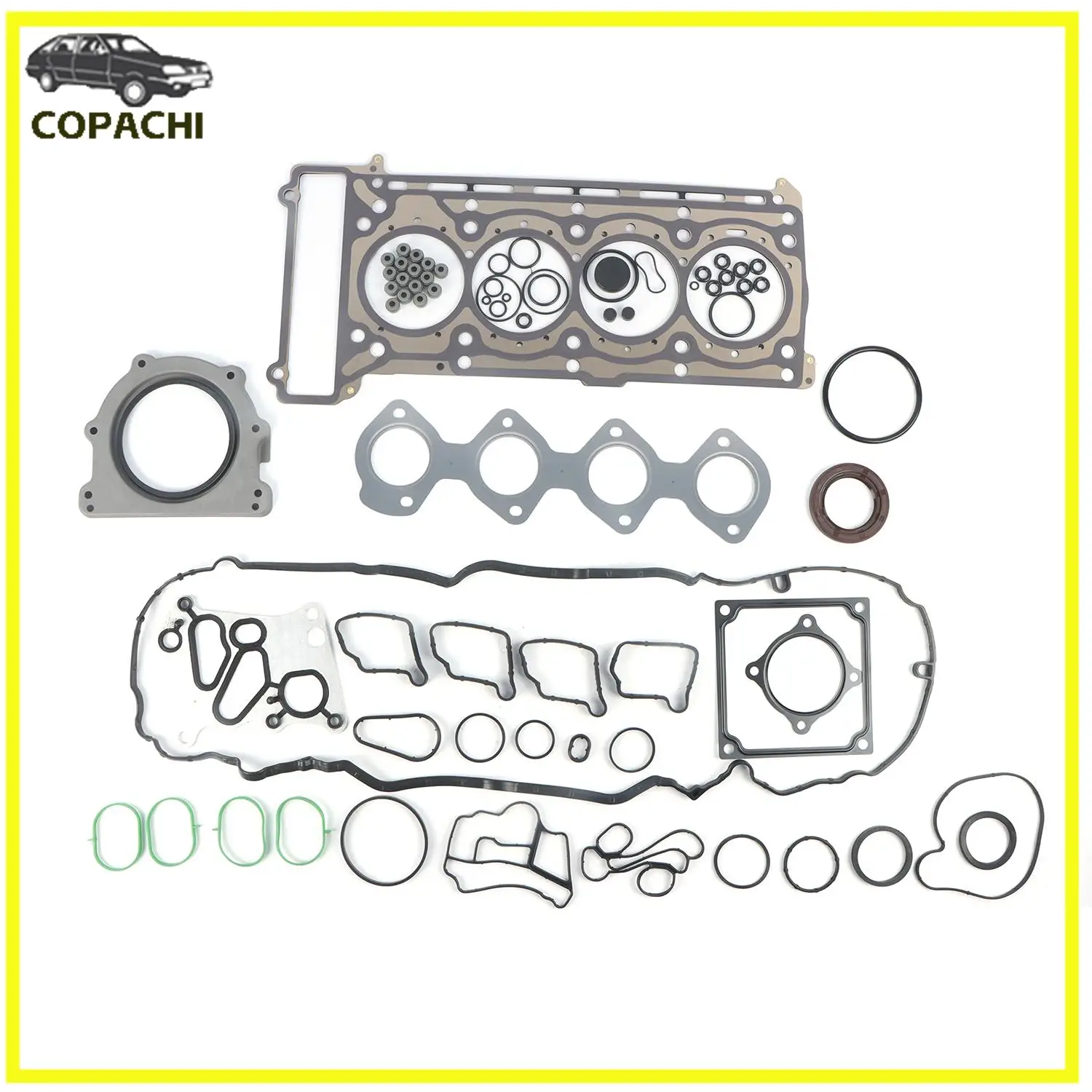 M271 Engine Overhaul Gasket Seal Kit 2710160520 2710140004 2710140104 2711840280 for Mercedes-Benz W203 W204 W211 1.8 Kompressor