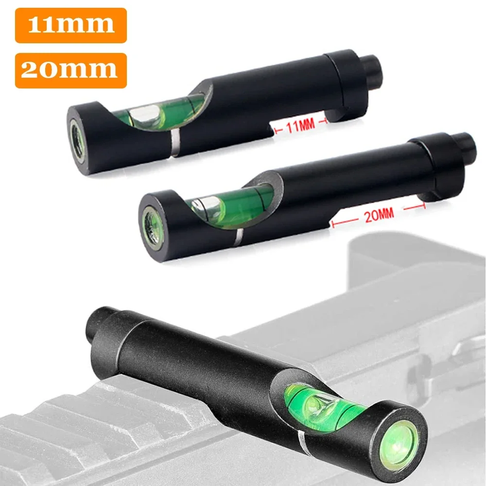 Rifle Scope Bubble Level Fit 25.4mm/30mm/34mm Tube Dia Riflescope Reticle Leveling Sight 11mm 20mm Picatinny Rail Mounting